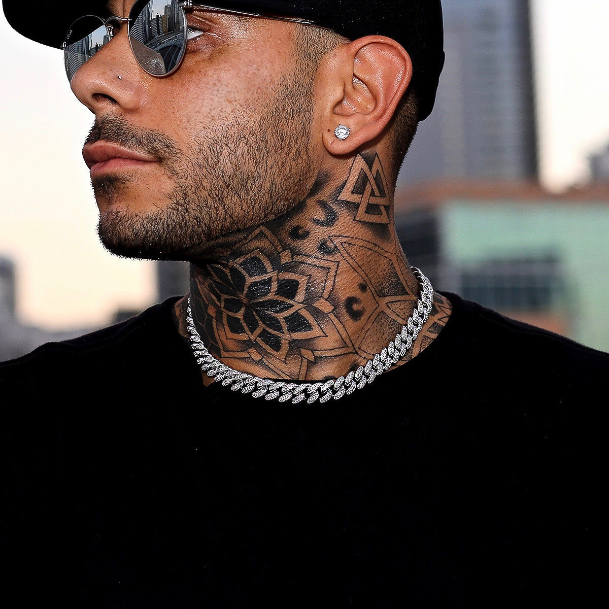 12mm Cuban Link Chain in White Gold: The Statement Chain That Runs Miami