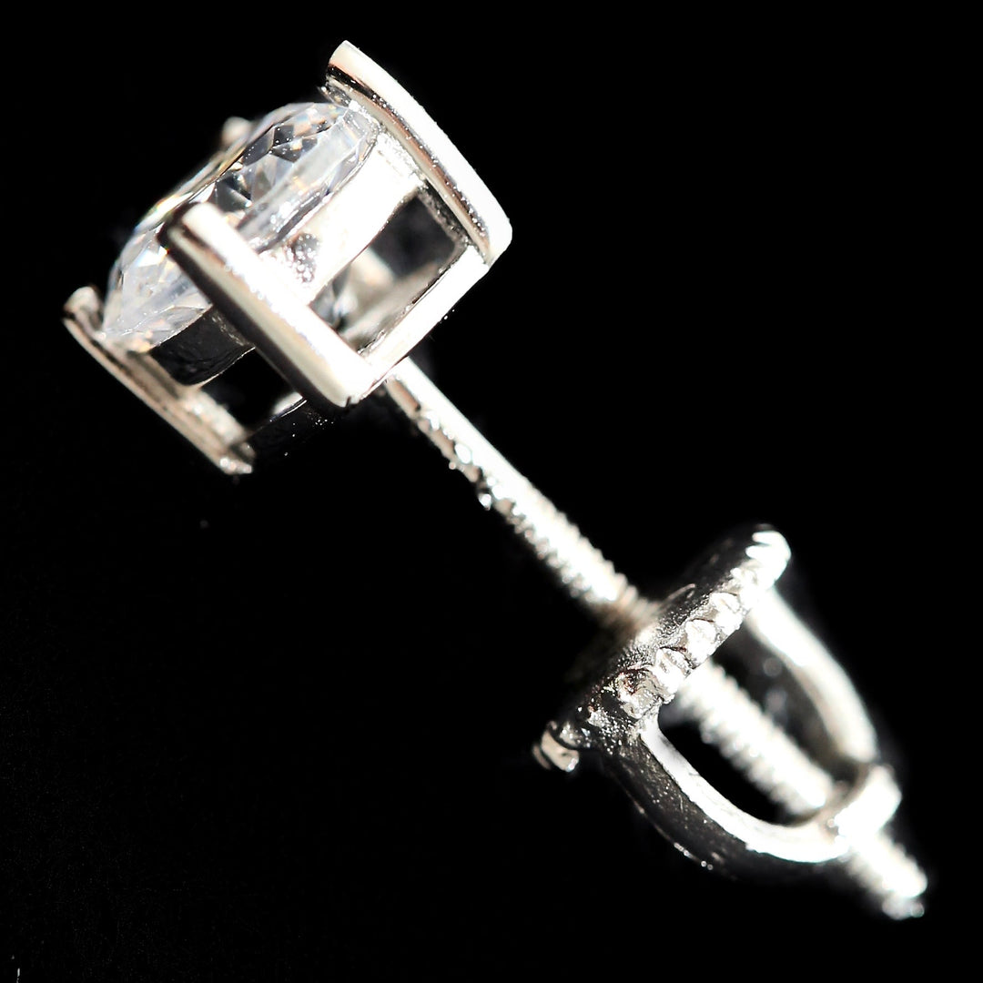 5MM SOLID 925 SILVER EARRINGS | SKRT® · studio