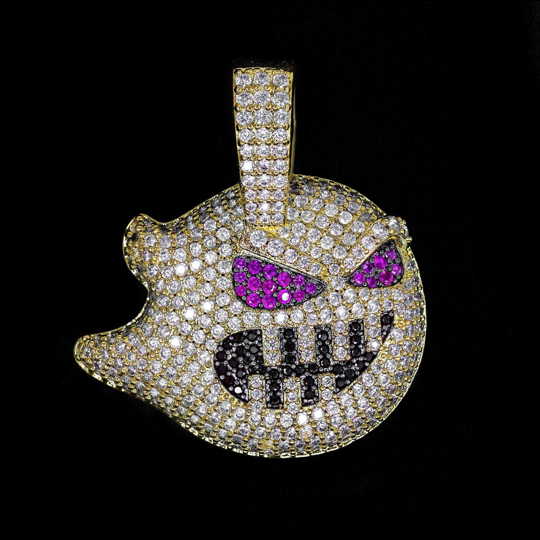 Diamond Demon in Yellow Gold | SKRT® · female-model