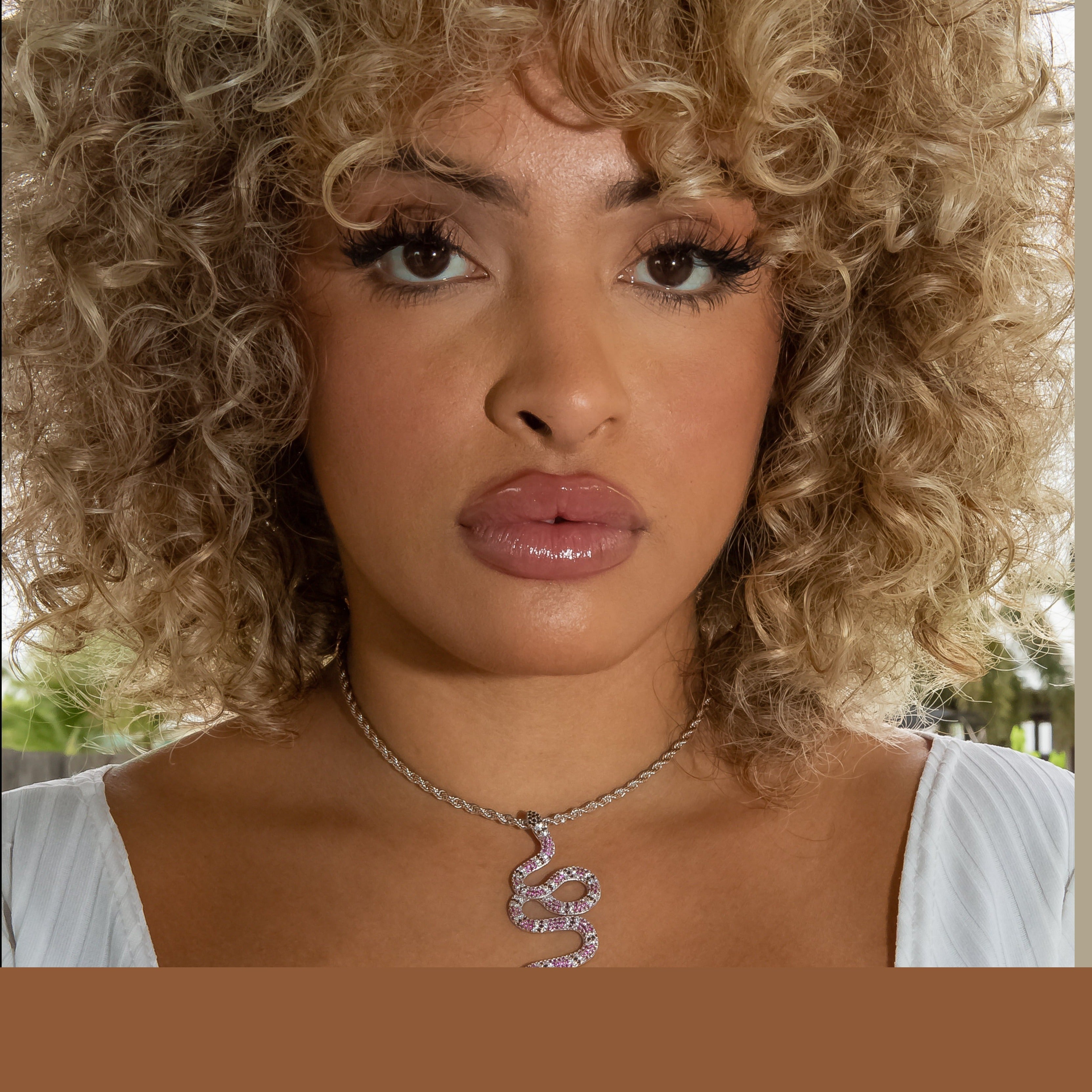 Diamond Purple Snake - product image · female-model