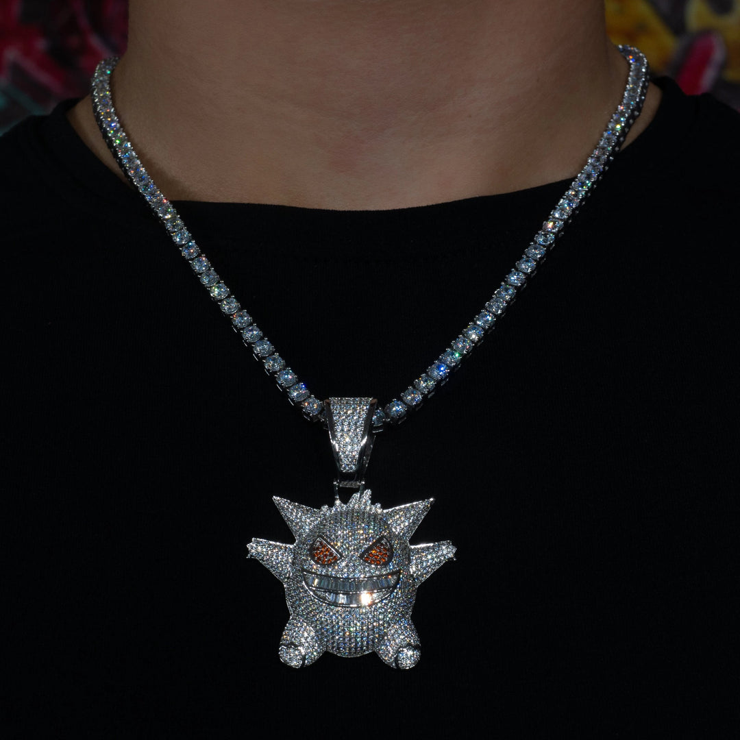 Iced Gengar Pokemon in White Gold | SKRT® · male-model