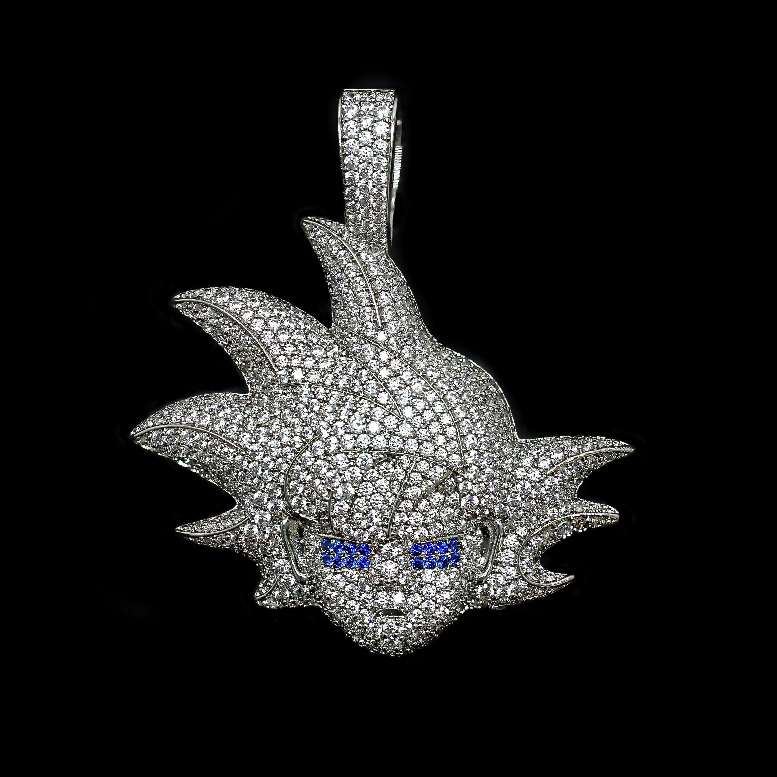 Iced Goku Warrior in White Gold (view 2 of 4) · male-model
