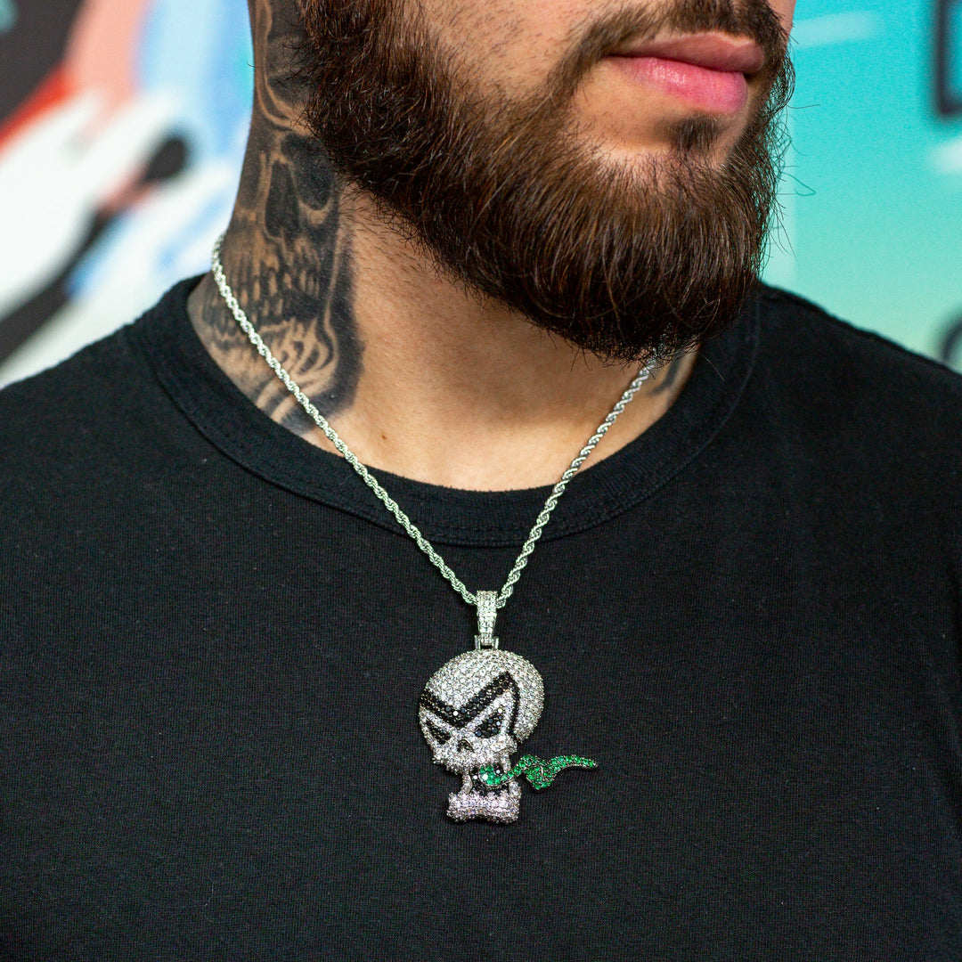 Iced Green Skull — SKRT® · male-model