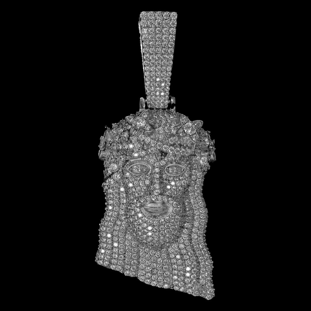 Iced Jesus Pendant | SKRT® · male-model