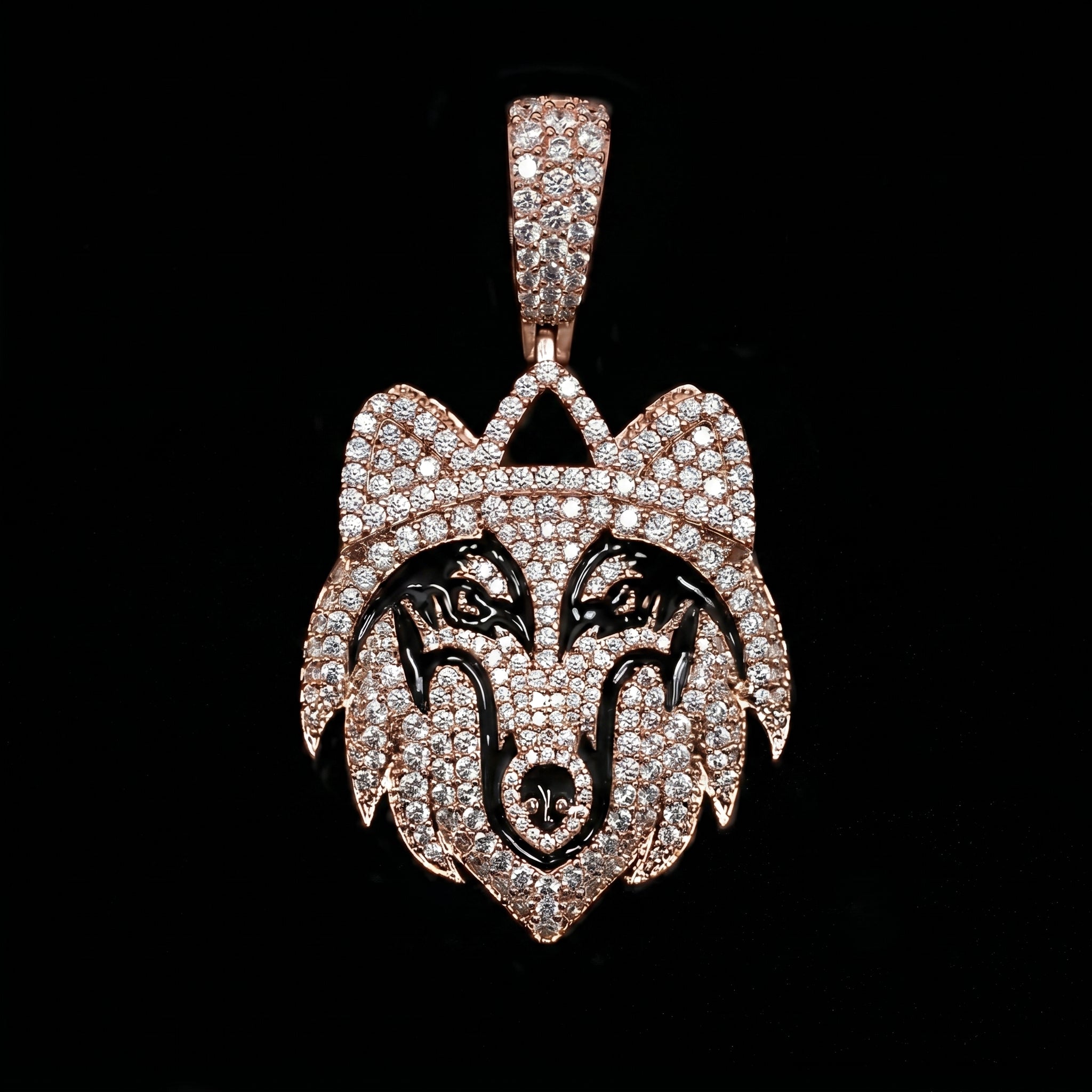 Iced Wolf in Rose Gold (view 2 of 5) · male-model