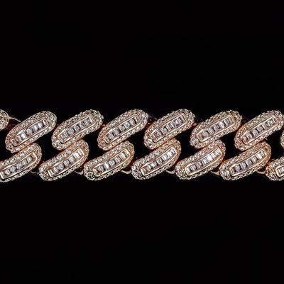 18mm Rose Gold Bugatti Link Bracelet (view 2 of 3) · studio