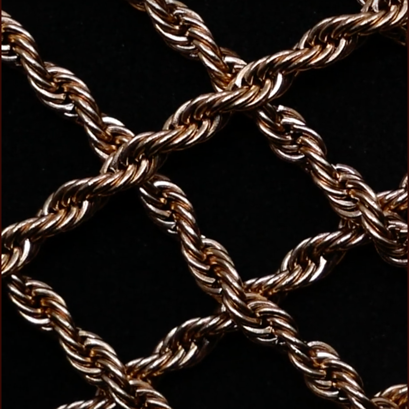 3mm Rope Chain - 18K Rose Gold · male-model