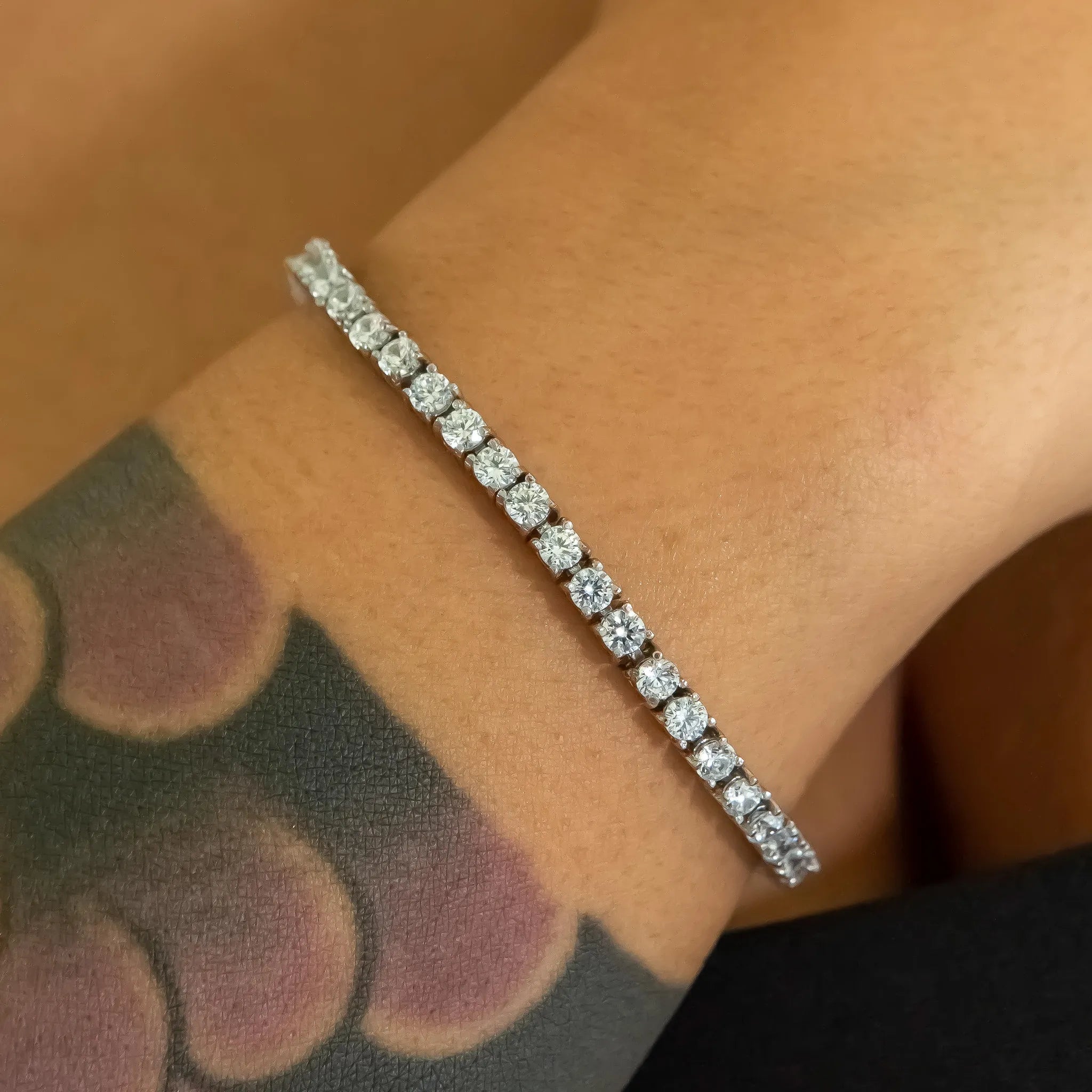 3mm Diamond Tennis Bracelet