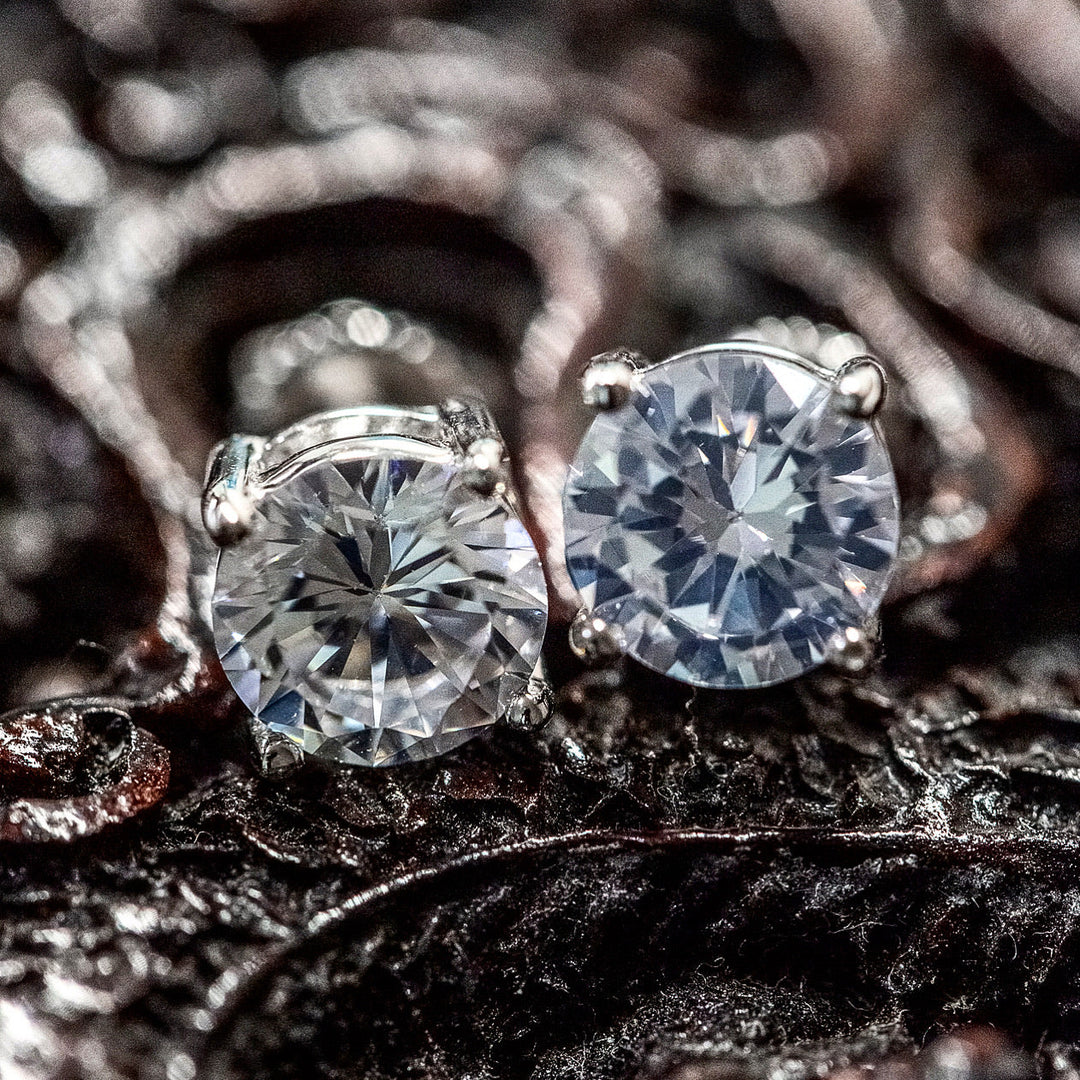7MM SOLID 925 SILVER EARRINGS | SKRT® · studio