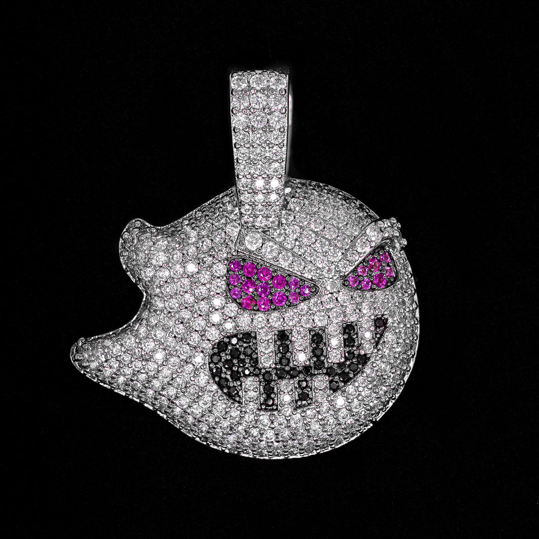 Diamond Demon in White Gold | SKRT® · female-model