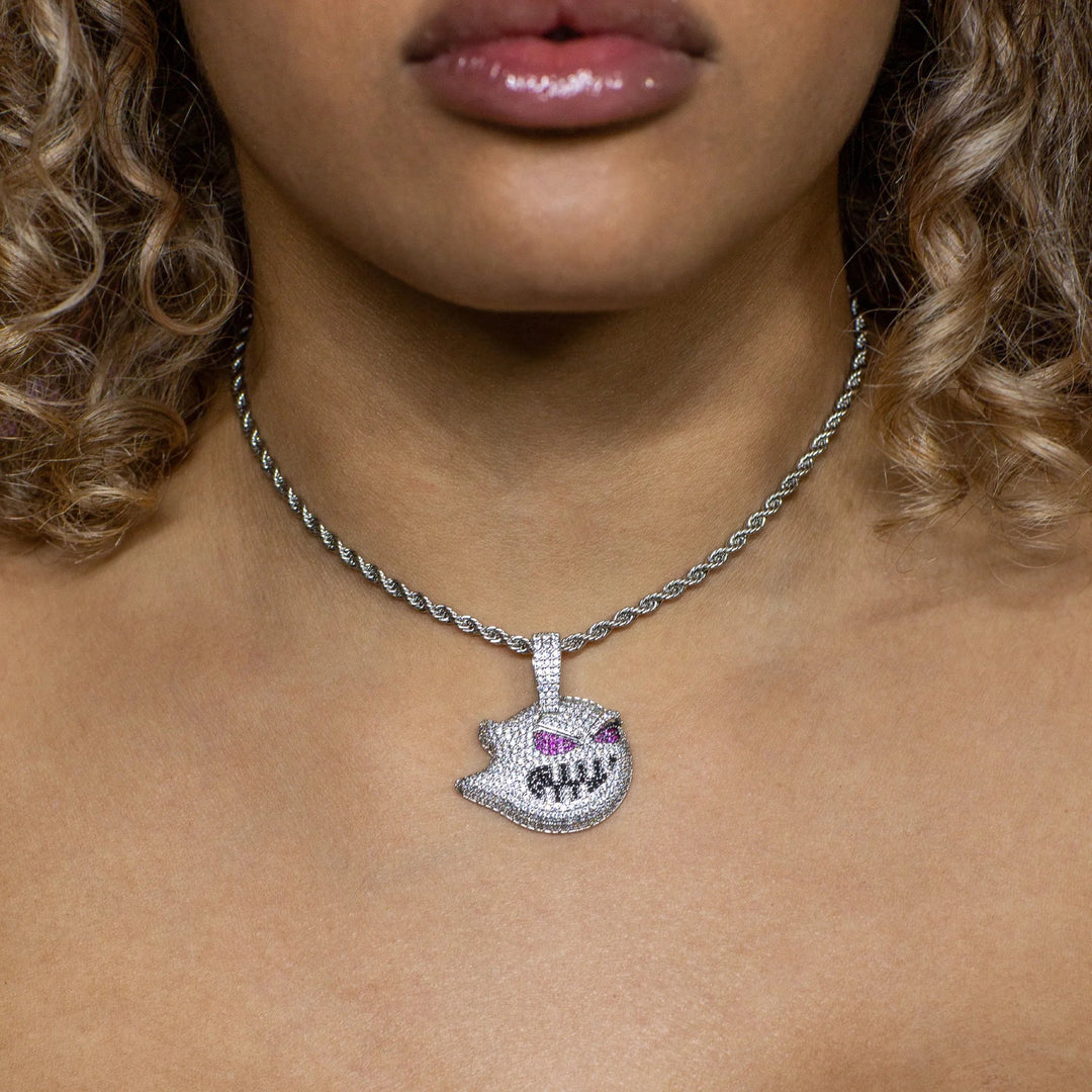 Diamond Demon in 18K White Gold · female-model