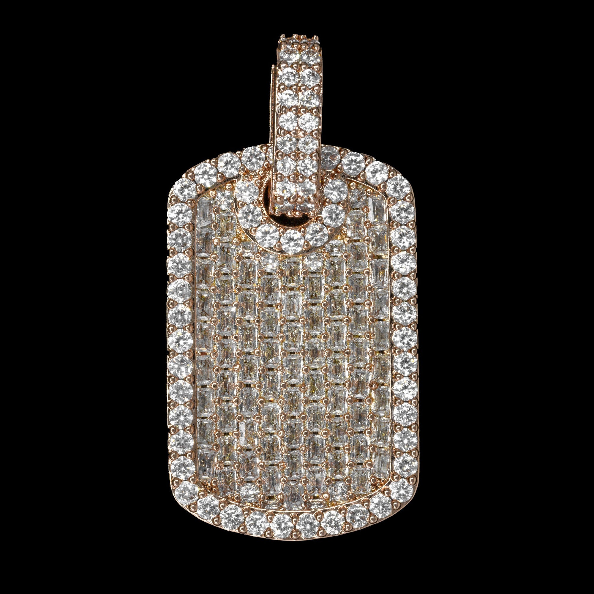 Dog Tag in Rose Gold