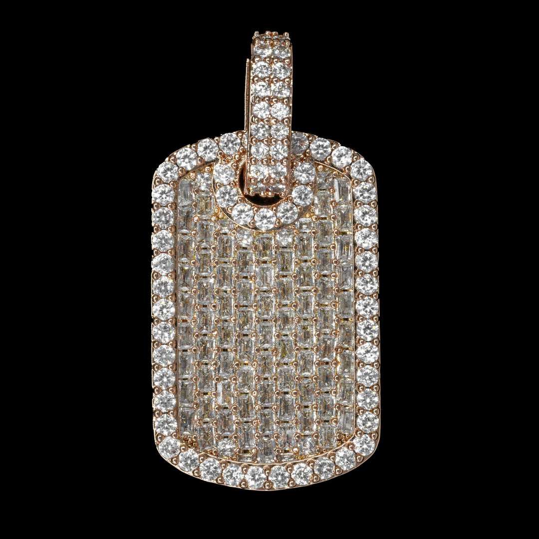 Dog Tag in Rose Gold | SKRT® · male-model