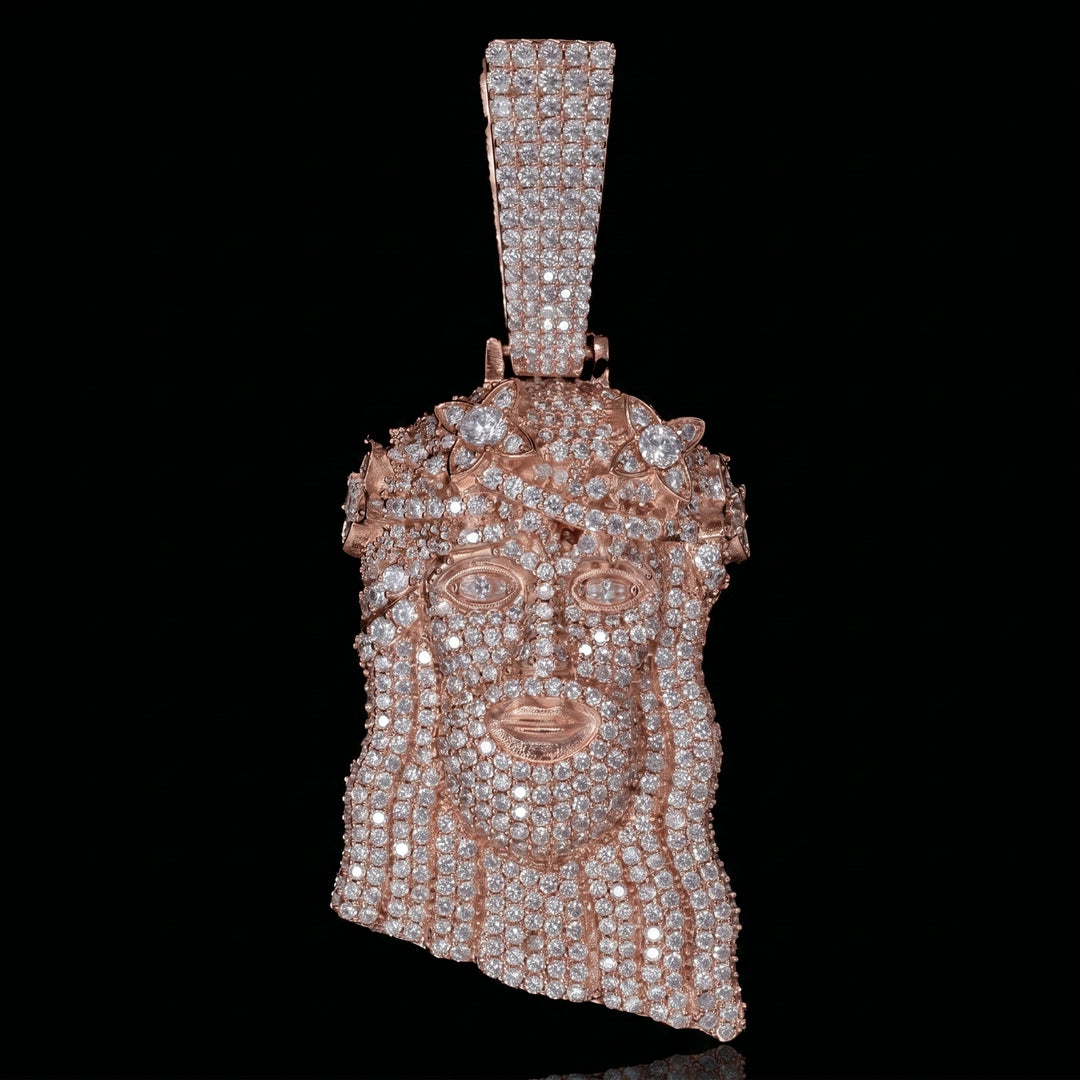 Iced Jesus Pendant | SKRT® · male-model