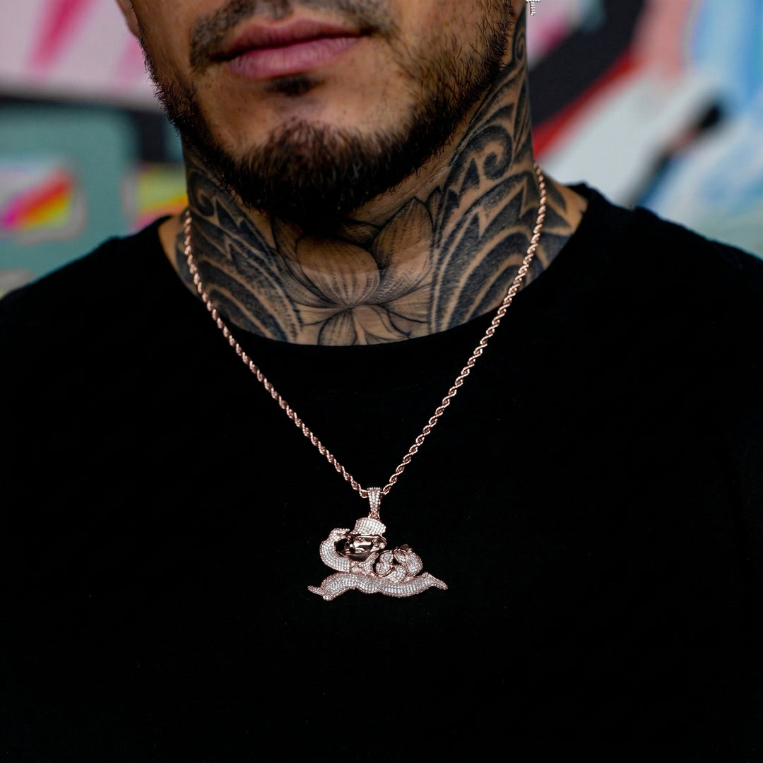 Iced Monopoly Man in Rose Gold | SKRT® · male-model