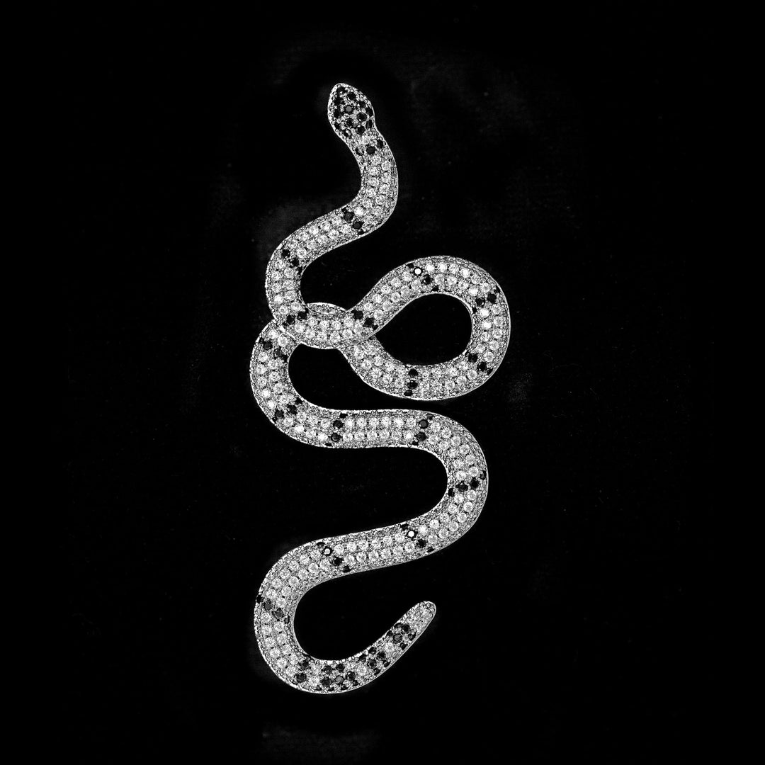 Iced Black & White Snake (alternate view) · male-model
