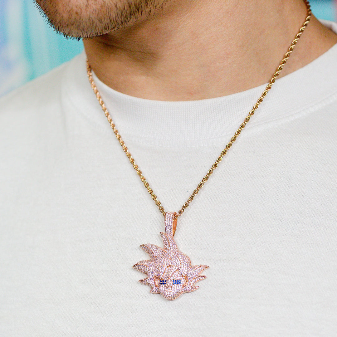 Iced Goku Warrior in Rose Gold (view 3 of 3) · male-model