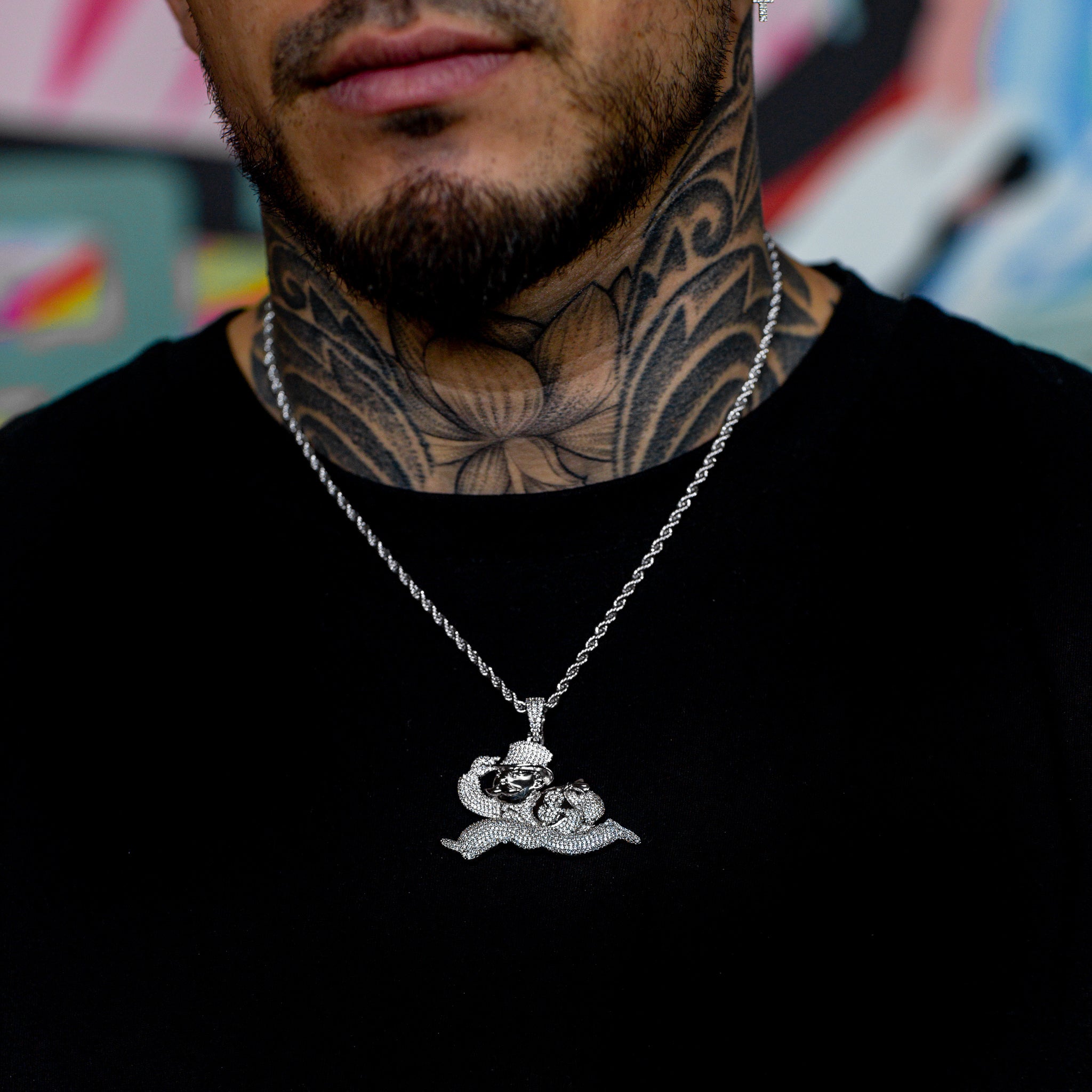 Iced Monopoly Man in White Gold | SKRT® · male-model