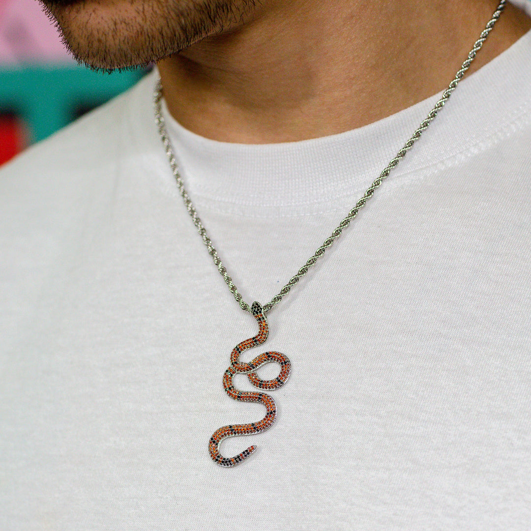 Iced Orange Snake (view 3 of 3) · male-model