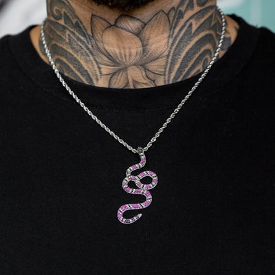 Iced Out Purple Snake | SKRT® · male-model
