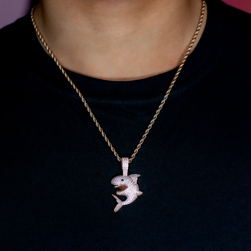 Iced Shark in Rose Gold | SKRT® · male-model