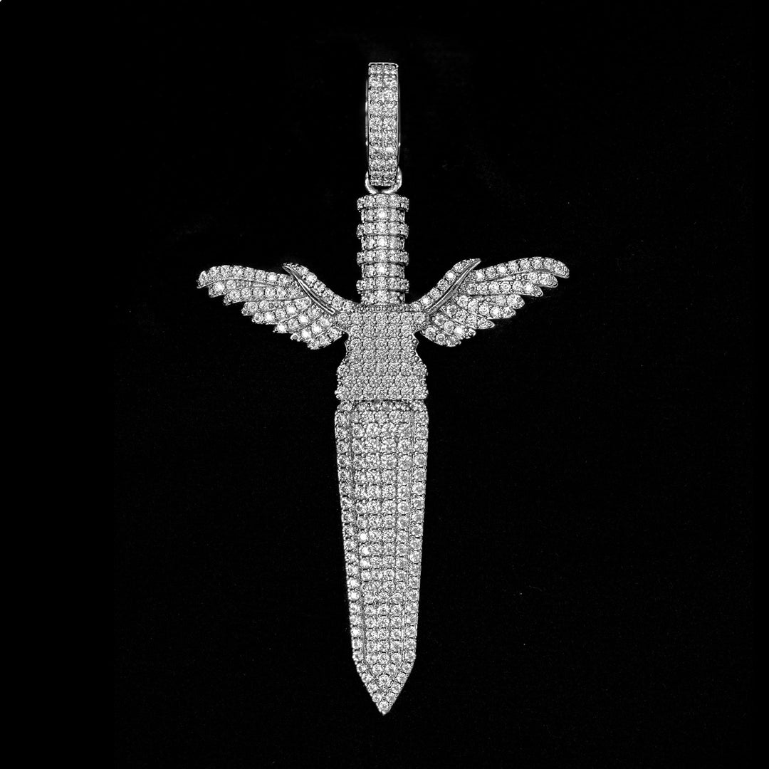 Iced Sword in White Gold | SKRT® · male-model