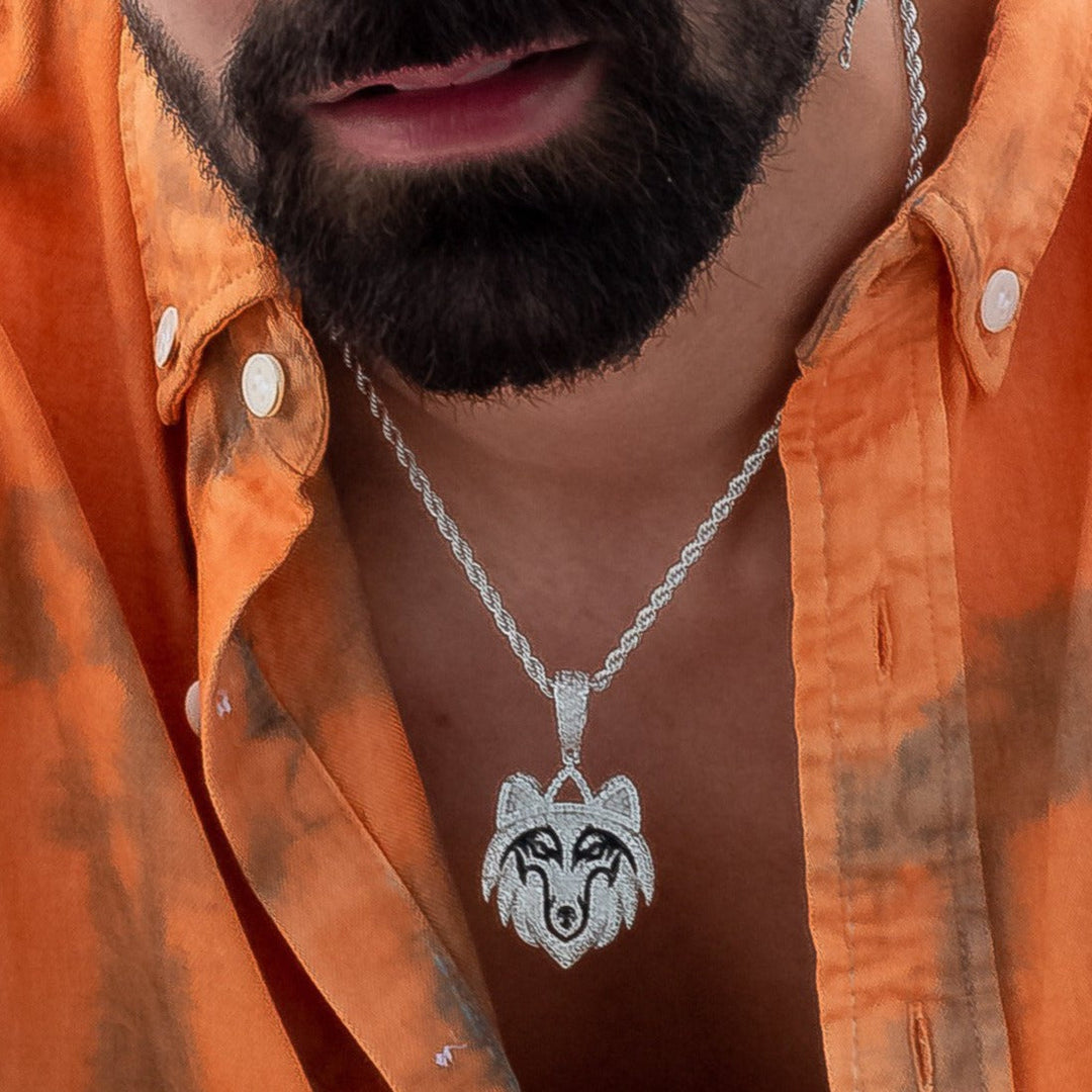 Iced Wolf in White Gold | SKRT® · male-model