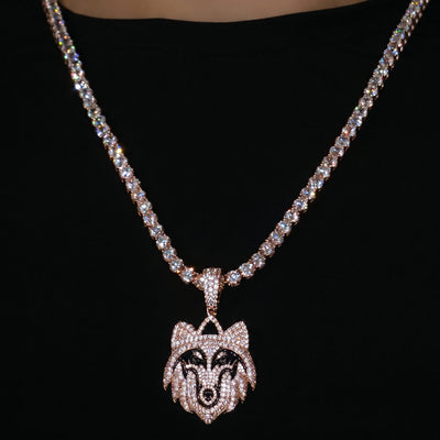 Iced Wolf in Rose Gold (view 4 of 5) · male-model