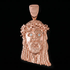 Plain Jesus in Rose Gold