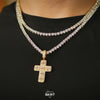 Iced Star of David in 18K Yellow Gold - Baguette Edition